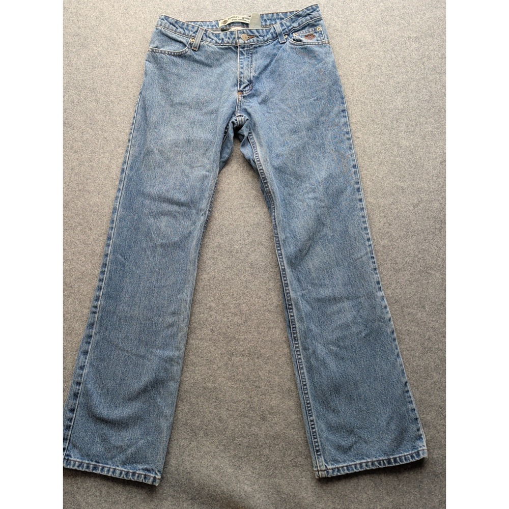 Harley Davidson Women's Boot Cut Genuine MotorClothes Jeans Size 8‎